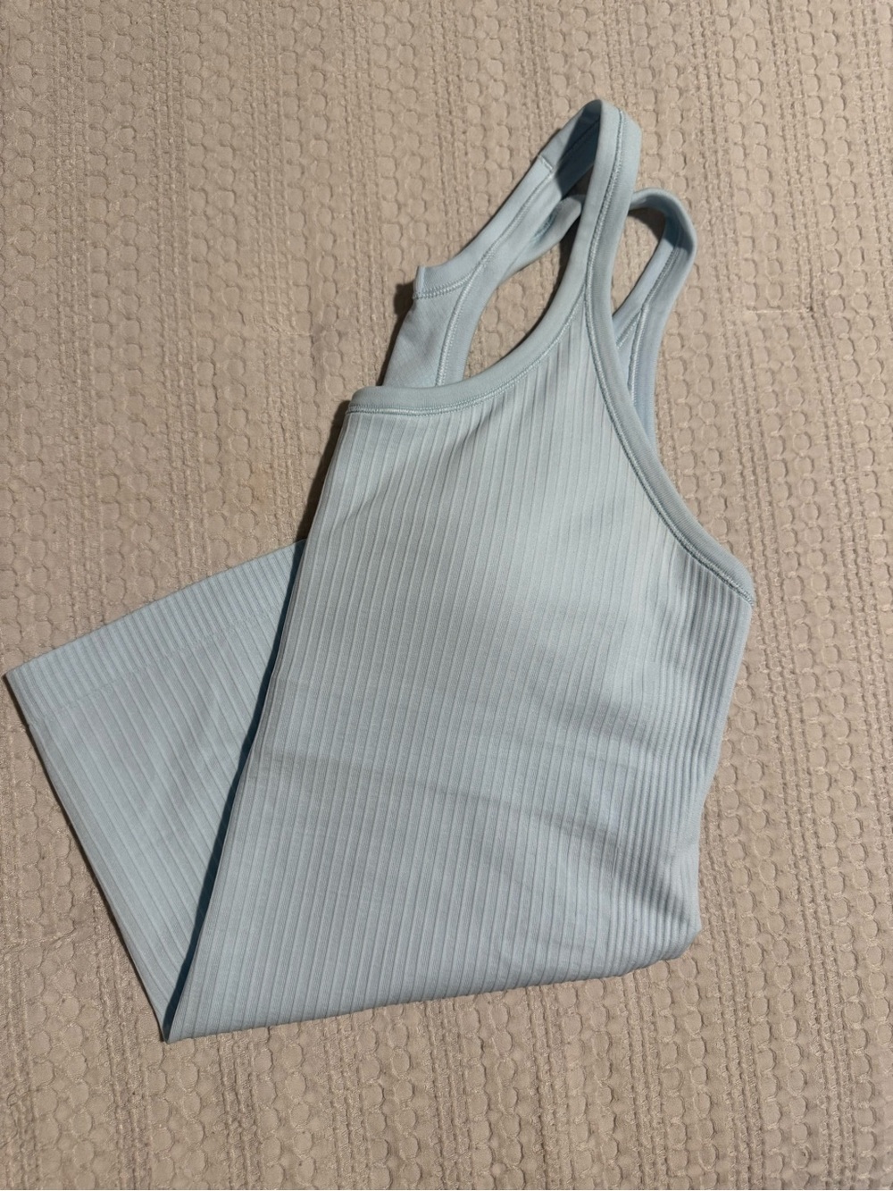 Lululemon Ebb to Street Ribbed Racerback Tank Top - Light Blue